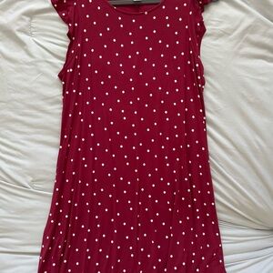 Old Navy Red Polka Dot Dress